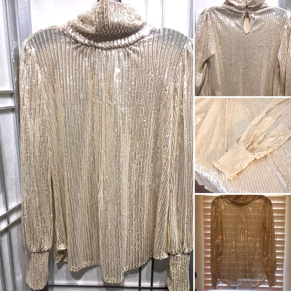 Sequined blouse